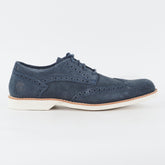 Mens Timberland EK STRMBLIT 5831R Navy Blue Leather Lace Up Low Formal Shoes